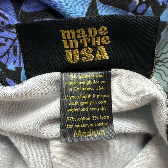 Nooworks Naomi Dress Women's Sz M Plant Life Midi Tank vacation resort Beach - Picture 9 of 10